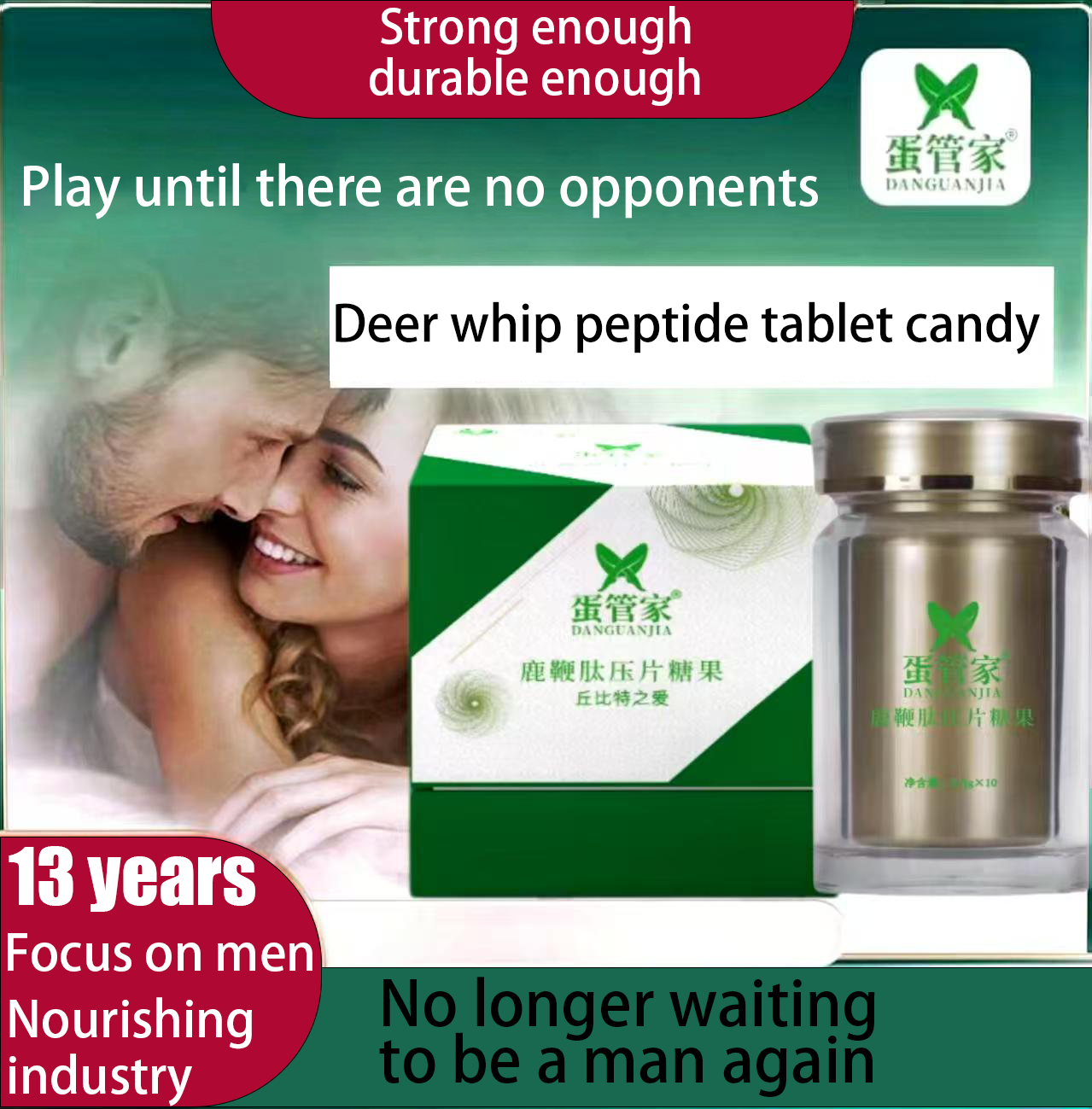 Deer Whip Peptide Tablets – Men’s Vitality & Daily Energy Support Supplement